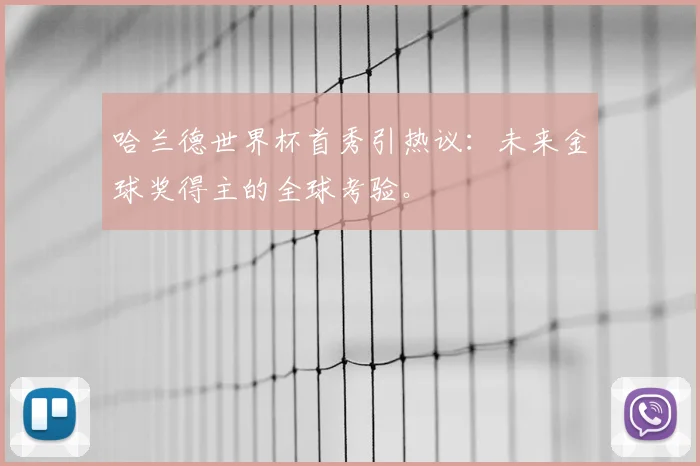 哈兰德世界杯首秀引热议：未来金球奖得主的全球考验。